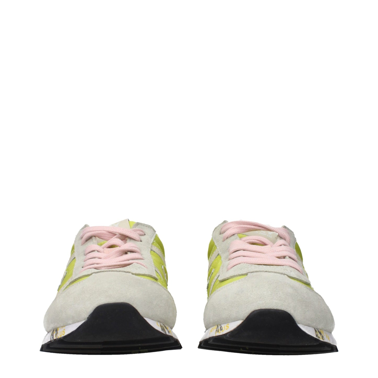 Premiata Green Fabric Sneakers