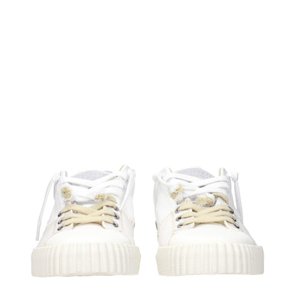 Maison Margiela White Leather Low Top Sneakers