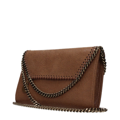 Stella McCartney Brown Leather Clutch Bag