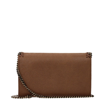 Stella McCartney Brown Leather Clutch Bag