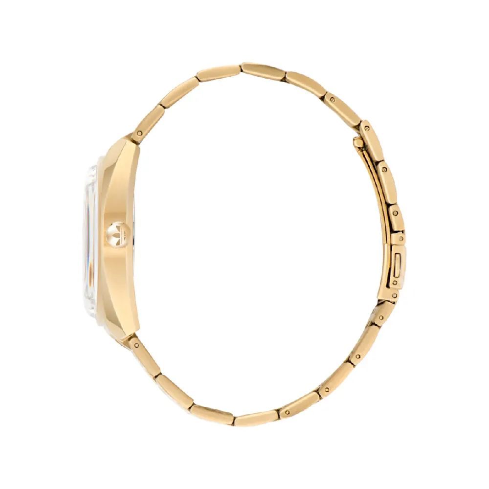 Adidas Gold Stainless Steel Bracelet Watch