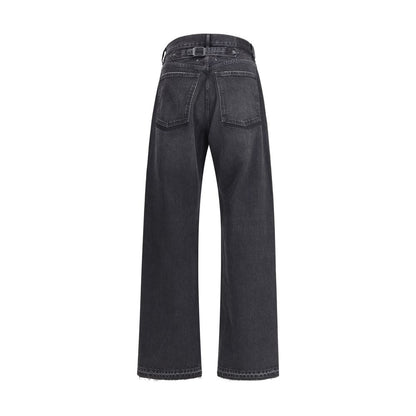 Margiela Black Cotton High-Waisted Jean