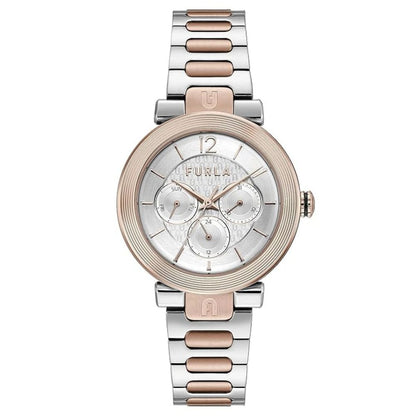 Furla Gray Stainless Steel Dress Watch