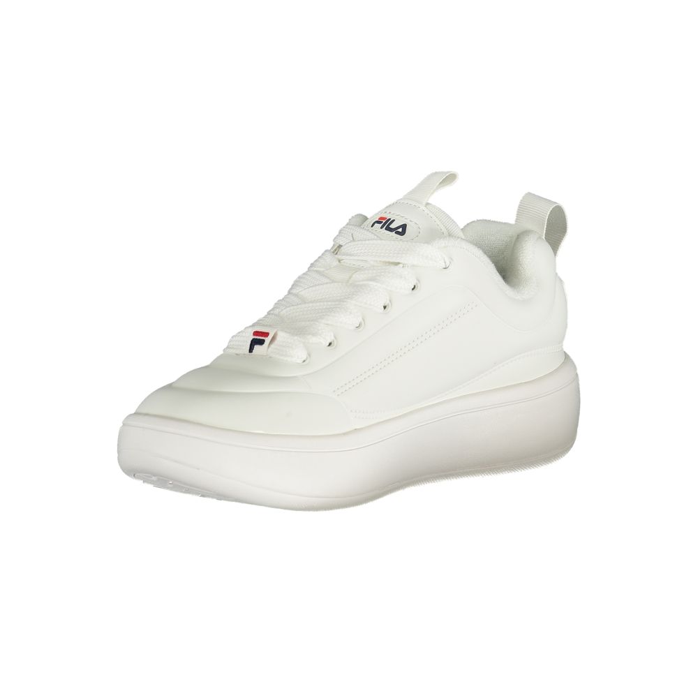 Fila White Polyester Sneaker