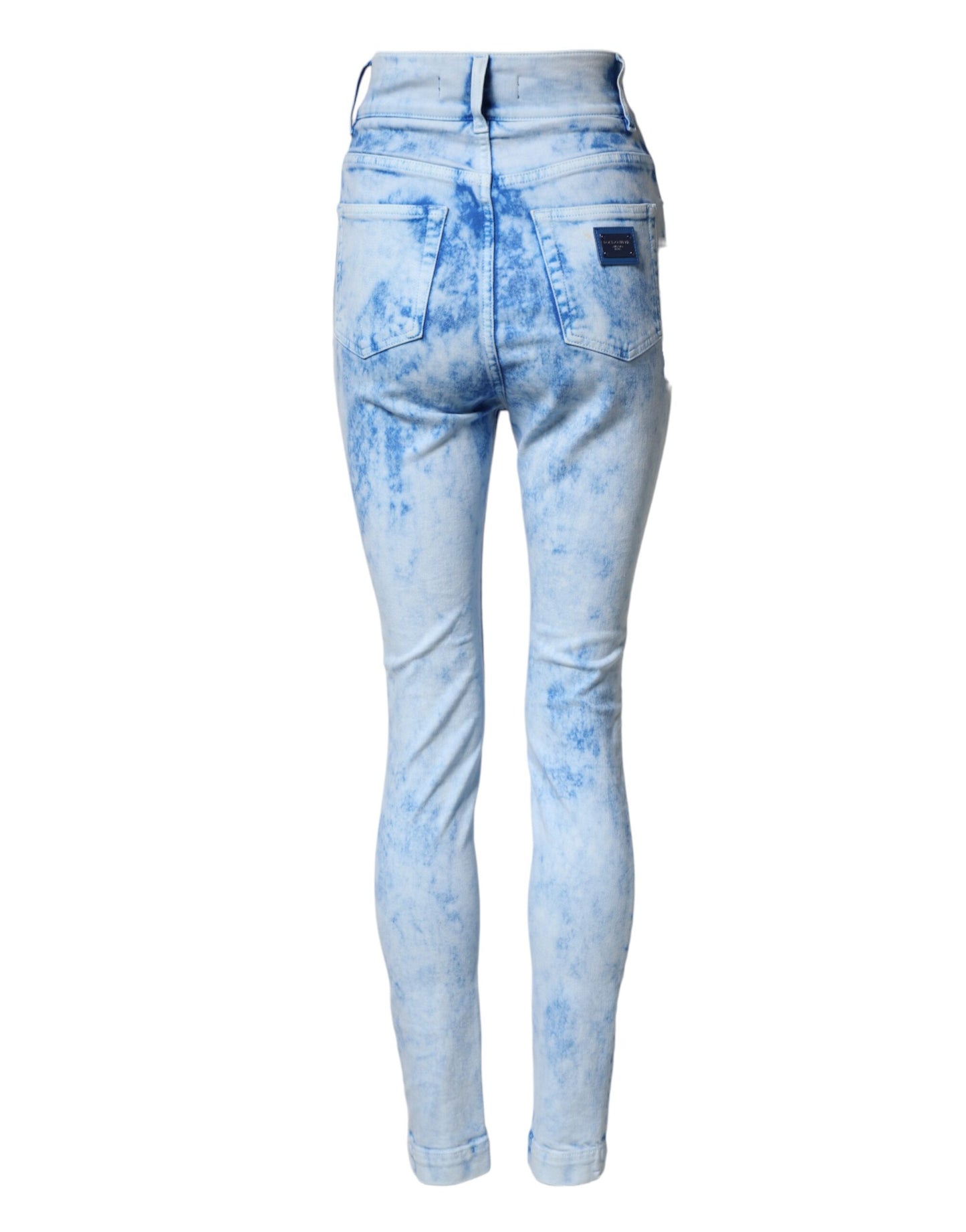 Dolce & Gabbana Light Blue High Waist Skinny Denim Jeans