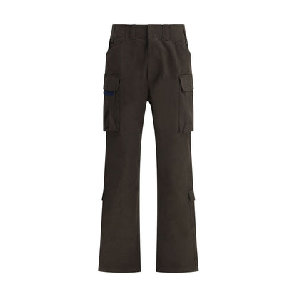 GR10K Brown Cotton Cargo Pants