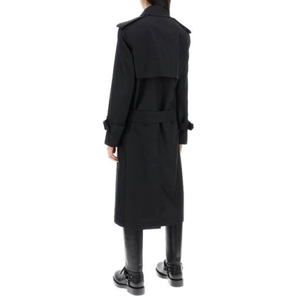 Burberry Black Polyester Coat