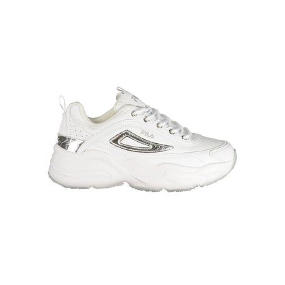 Fila White Polyester Sneaker