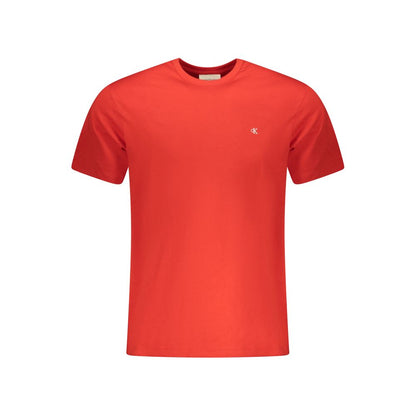Calvin Klein Red Cotton T-Shirt