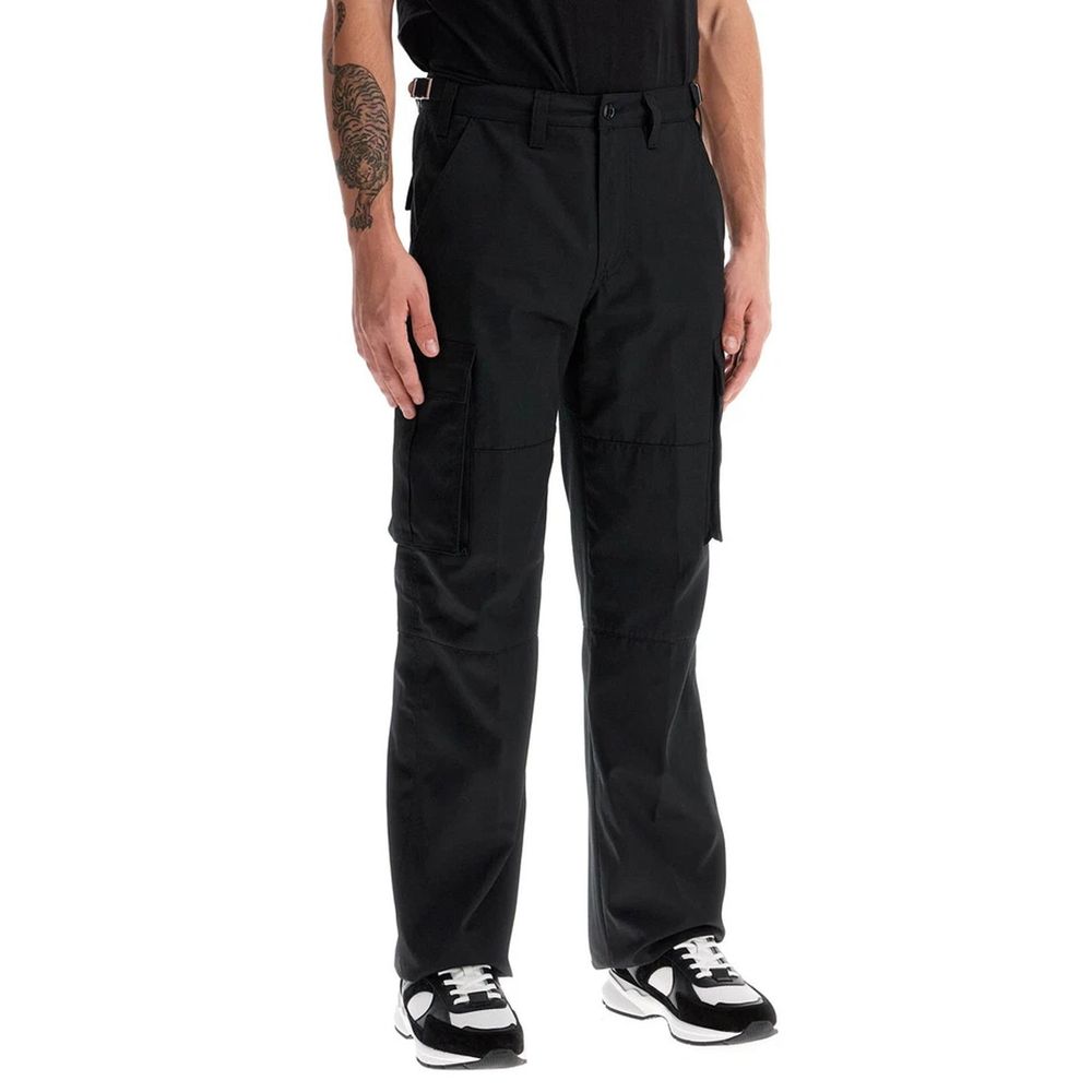 Celine Black Cotton Cargo Pants