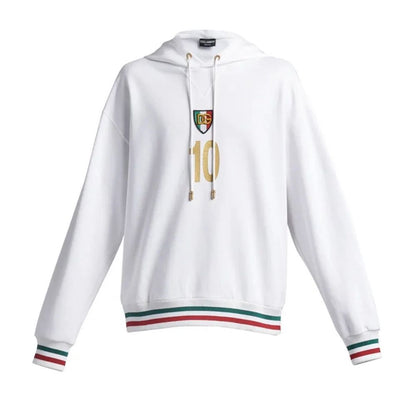 Dolce & Gabbana White Cotton Sweatshirt