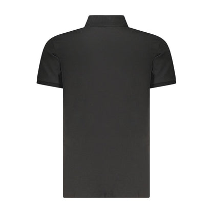 Calvin Klein Black Cotton Polo Shirt