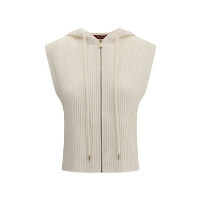 Max Mara White Wool Sweatshirt