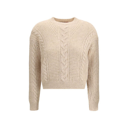 Max Mara Beige Polyamid-Sweatshirt