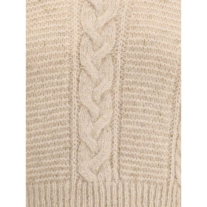 Max Mara Beige Polyamid-Sweatshirt