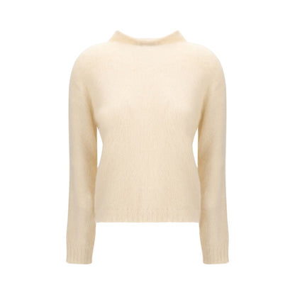 Max Mara Sweatshirt aus cremefarbenem Polyamid