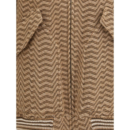 Missoni Brown Wool Bomber