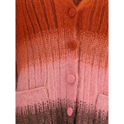 Fendi Multicolor Mohair Cardigan