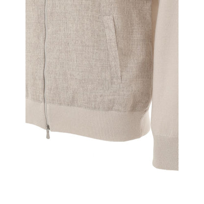 Gran Sasso Beige Wolljacken und -mantel