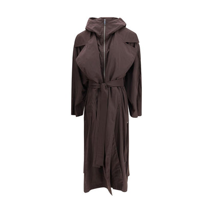 Max Mara brauner Polyamid-Trenchcoat