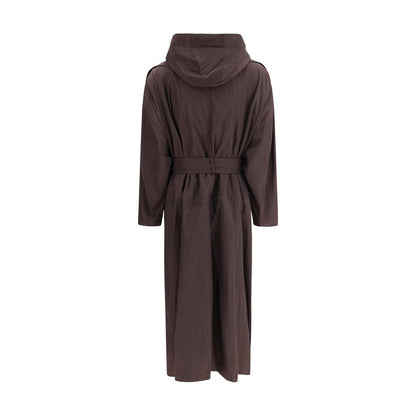 Max Mara brauner Polyamid-Trenchcoat