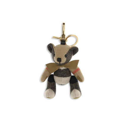 Burberry Beige Cashmere Keychain