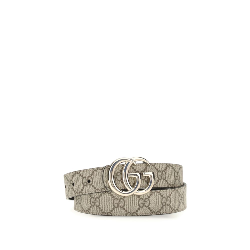 Gucci Gürtel aus beigefarbenem Kalbsleder, Bos Taurus, reguläre Ausführung