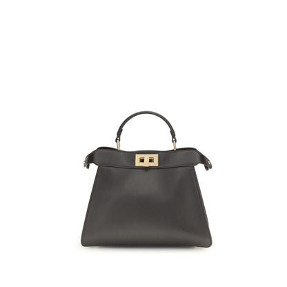 Fendi Brown Calf Leather Bos Taurus Shoulder Bag