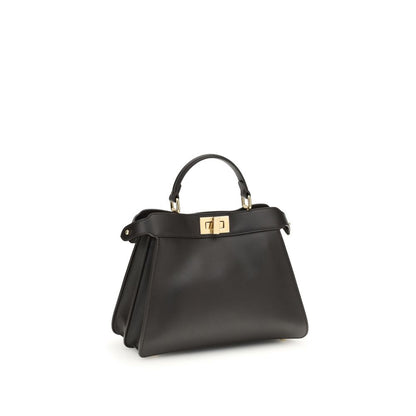 Fendi Brown Calf Leather Bos Taurus Shoulder Bag