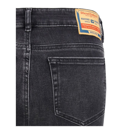 Diesel Blue Cotton Bootcut Jeans