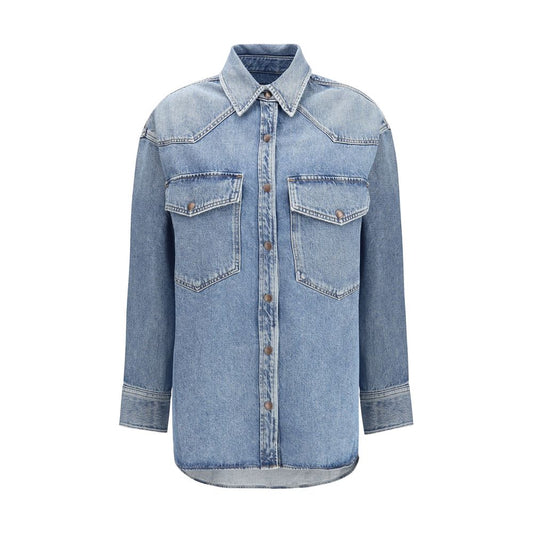 Agolde Blue Denim Shirt