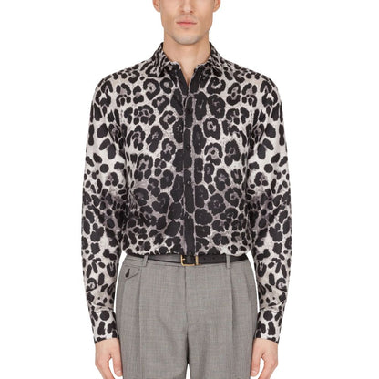 Dolce & Gabbana Black Silk Shirt
