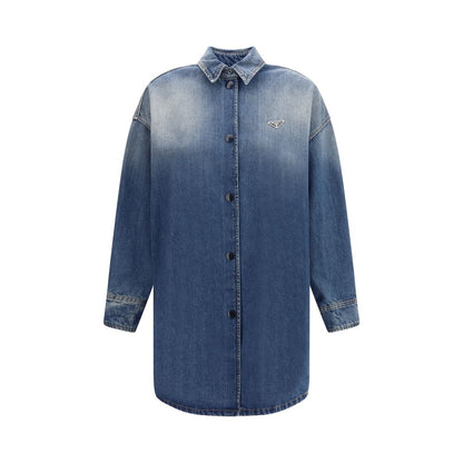 Prada Blue Cotton Denim Jacket