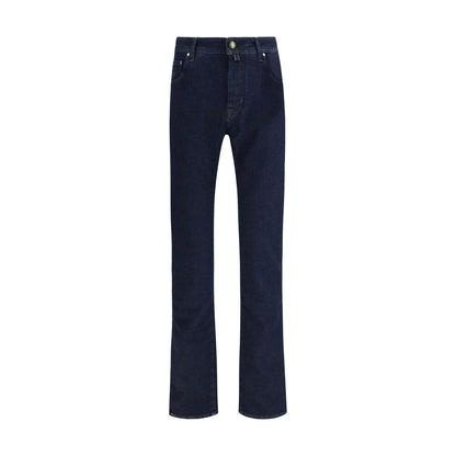 Jacob Cohen Blue Cotton Slim Fit Jeans
