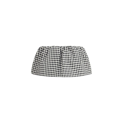 Miu Miu Multicolor Cotton Mini Skirt