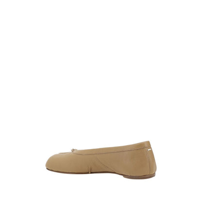Margiela Beige Lamb Ovis Aries Aries Ballet Flats
