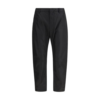Prada Black Recycled Polyamide Casual Pants