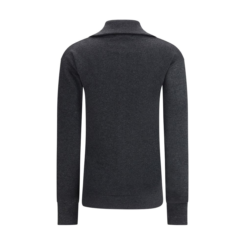 Lemaire Gray Wool Cardigan