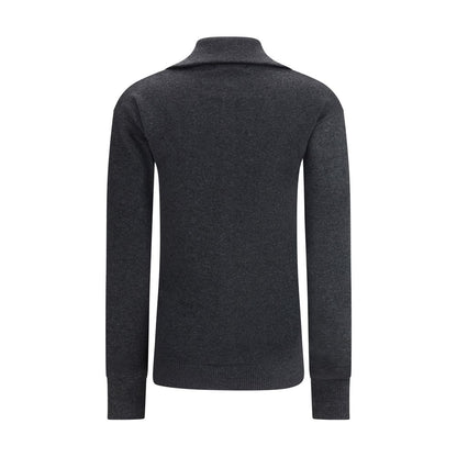 Lemaire Gray Wool Cardigan