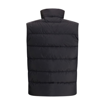 Prada Black Recycled Polyamide Sleveless Jacket