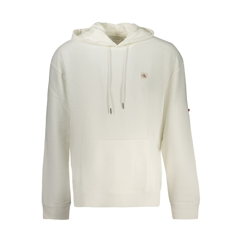Calvin Klein White Cotton Men Sweater