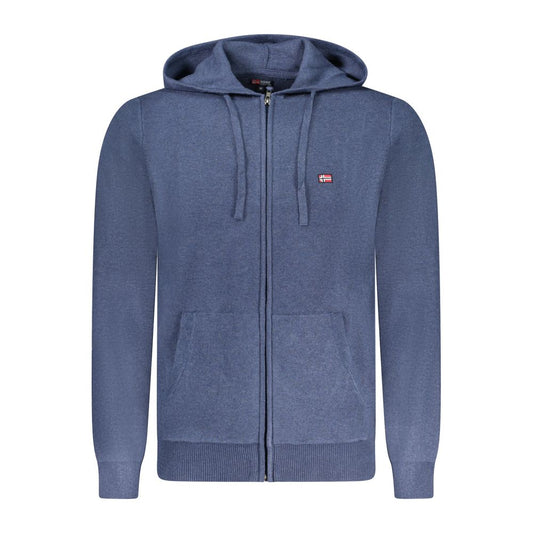 Norway 1963 Blue Polyester Men Cardigan