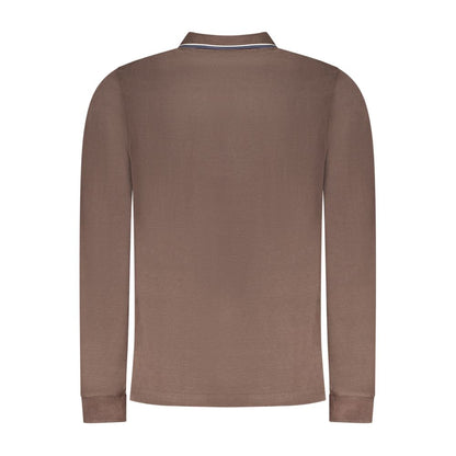 Norway 1963 Brown Cotton Men Polo Shirt