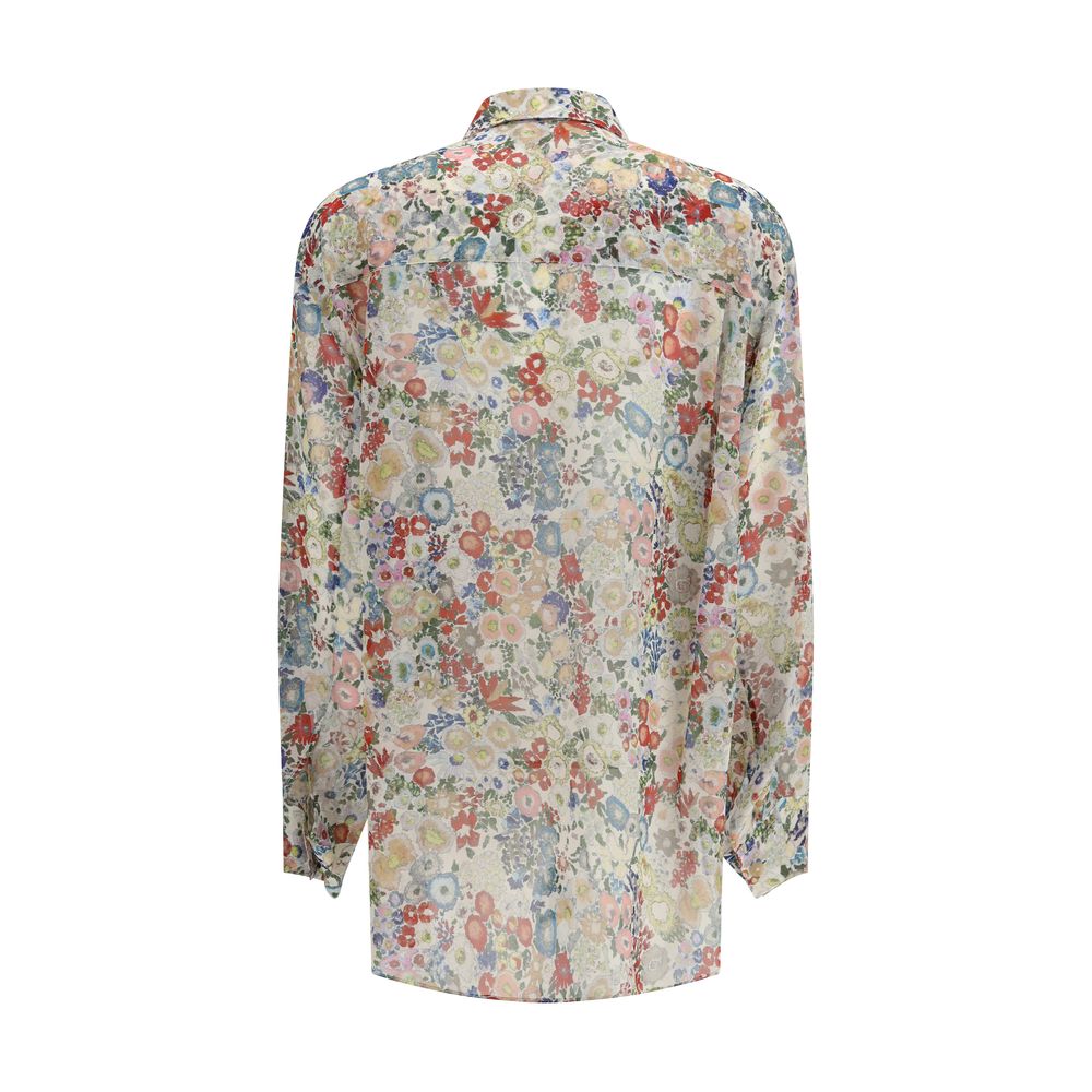 Khaite Multicolor Silk Top