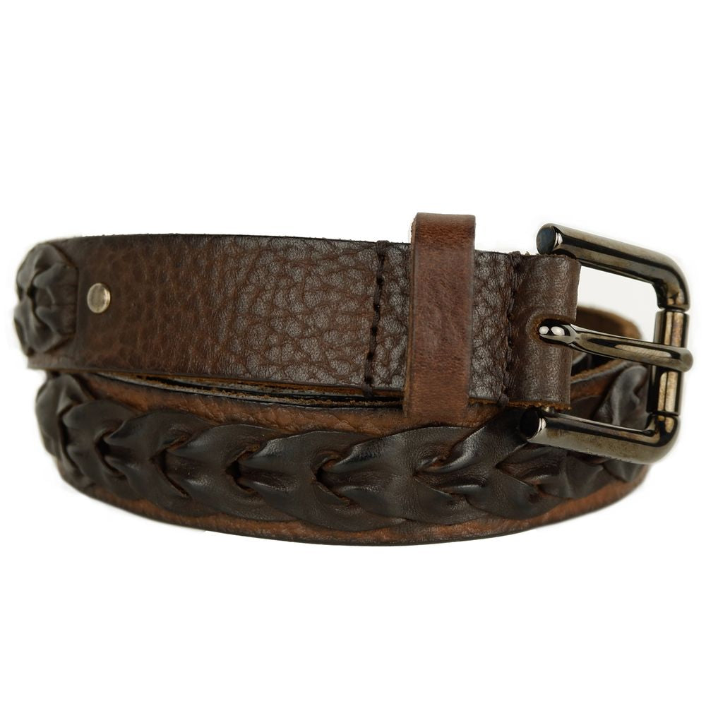 Dolce & Gabbana Brown Calfskin Belt