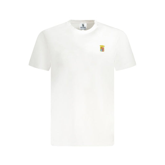 Marina Militare White Cotton T-Shirt