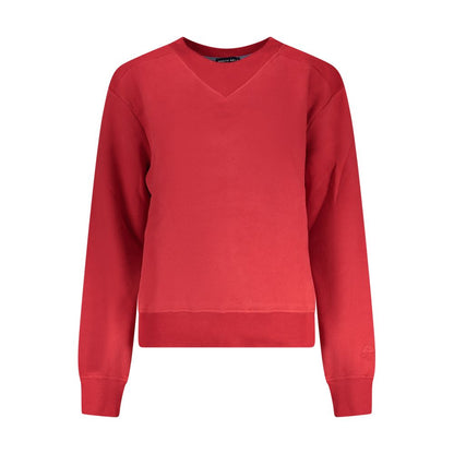 North Sails Rosso Cotton Women Sweatshirt