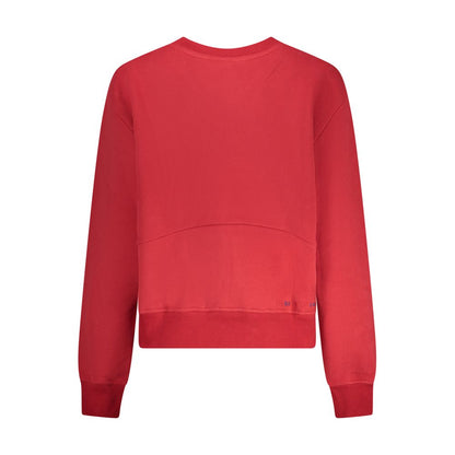 North Sails Rosso Cotton Women Sweatshirt