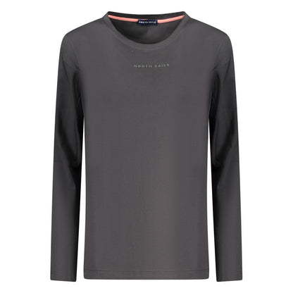 North Sails Black Cotton Women's T-Shirt