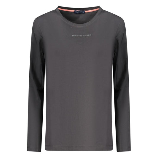 North Sails Black Cotton Women's T-Shirt
